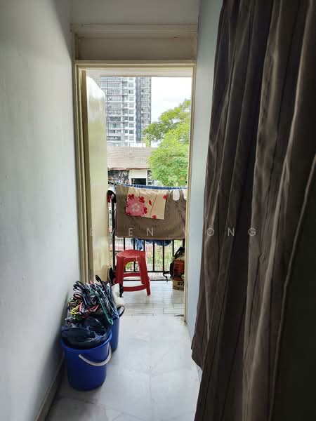 Flat for Sale at Happy Garden Flat - Steven Wong - Balcony - PropertyGuru.com.my