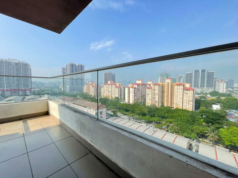 Service Residence for Sale at Platinum Lake PV 21 - Jolyn Ho - Balcony - PropertyGuru.com.my
