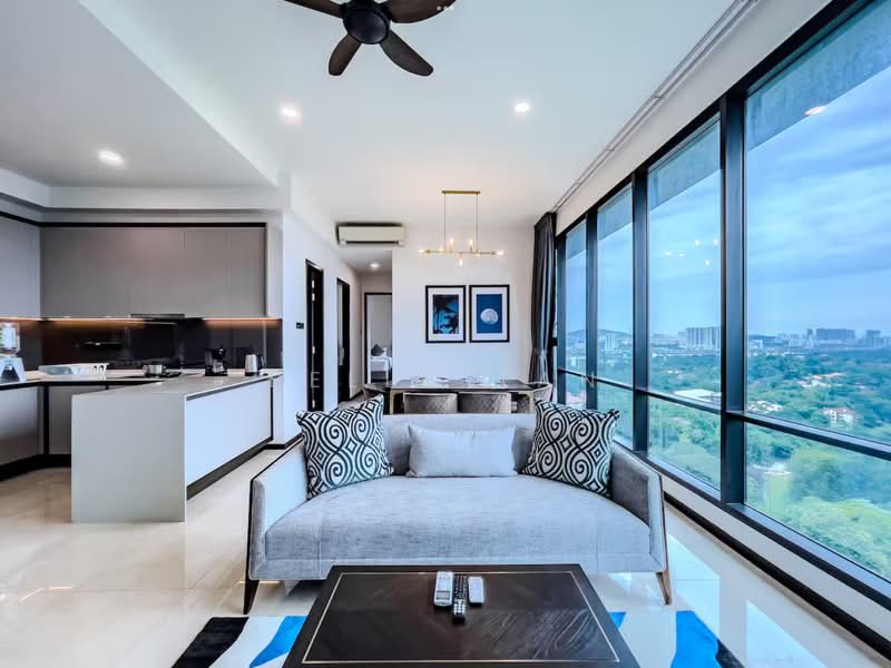 Service Residence for Sale at Paragon Gateway - Bella Tan - Living Room - PropertyGuru.com.my