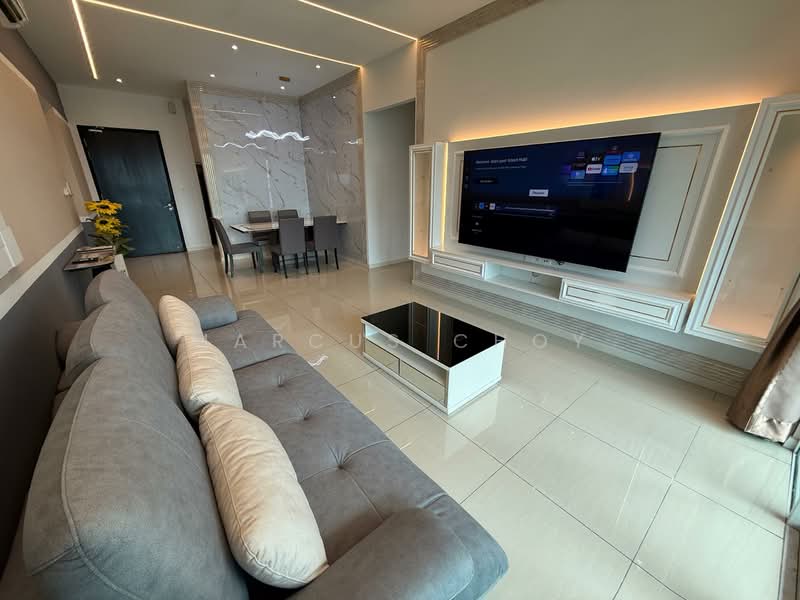 Kondominium untuk Disewa di A'Marine Condominium - Marcus Choy - Living Room - PropertyGuru.com.my