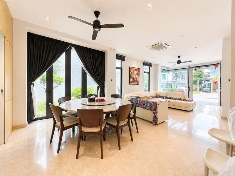 Zero-Lot Bungalow for Sale in Seksyen U1 (Glenmarie) - Kenny Chua - Living Room - PropertyGuru.com.my