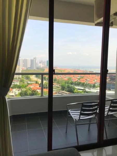 Kondominium untuk Dijual di Marina Bay Condominium - Chris Teoh - Balcony - PropertyGuru.com.my