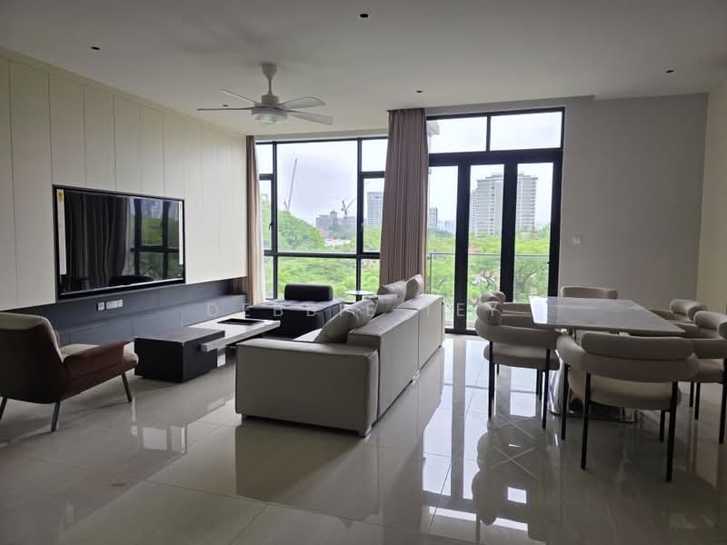 Kondominium untuk Disewa di Impression U-Thant - Debbie Tey - Living Room - PropertyGuru.com.my