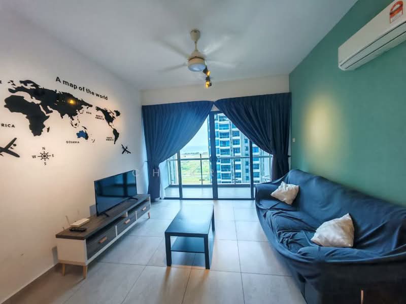 Servis Apartment untuk Disewa di Atlantis Residences (Pangsapuri Atlantis Kota Syahbandar) - Cherry . - Living Room - PropertyGuru.com.my