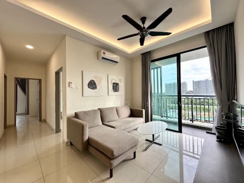 Servis Apartment untuk Dijual di G Residence - Lee Ming Siow - Living Room - PropertyGuru.com.my