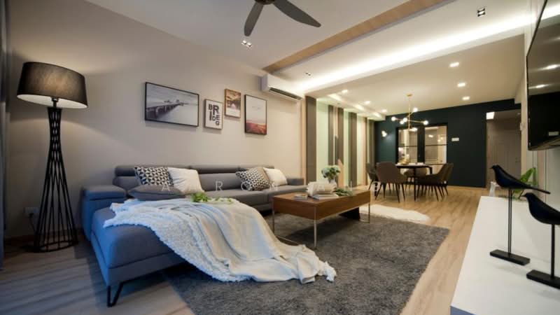 Kondominium untuk Dijual di RV2 Residence (Riverville Residences 2) - Aaron Ang - Living Room - PropertyGuru.com.my