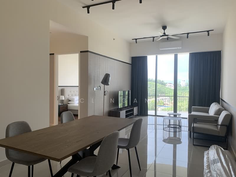 Servis Apartment untuk Disewa di Senada Residence @ KLGCC Resort - CL Ngan - Living Room - PropertyGuru.com.my