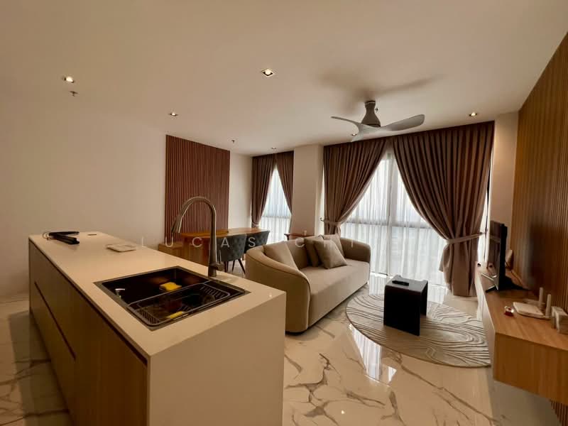 Service Residence for Rent at Lumi Tropicana - Lucas Chiew - Living Room - PropertyGuru.com.my