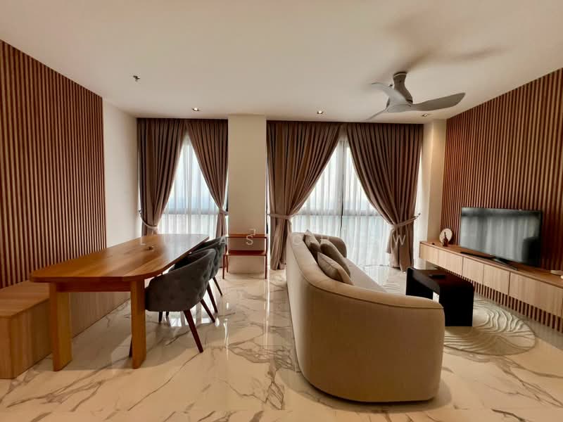 Service Residence for Rent at Lumi Tropicana - Lucas Chiew - Living Room - PropertyGuru.com.my