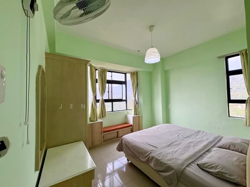 Apartment for Sale at Kempas Apartment - Jennifer Yap - Master bedroom - PropertyGuru.com.my