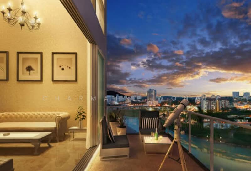 Kondominium untuk Disewa di Vivo Residential Suites - Charmaine Wong - Living Room - PropertyGuru.com.my