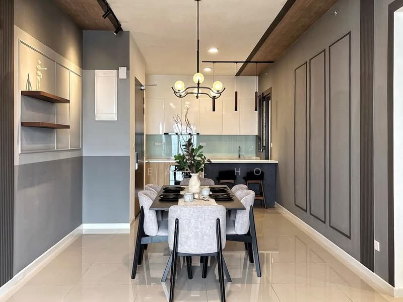 Servis Apartment untuk Disewa di Sunway Belfield - Pearl Ho - Dining Room - PropertyGuru.com.my