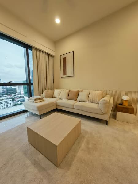 Service Residence for Rent at TRX Residences - Tracy Chai - Living Room - PropertyGuru.com.my