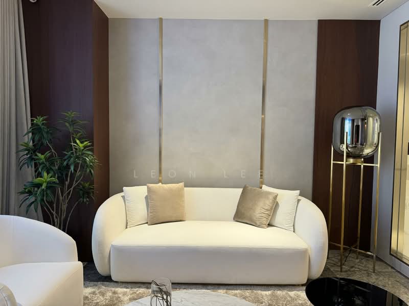 Service Residence for Sale at CloutHaus Residences - Leon Lee - Living Room - PropertyGuru.com.my