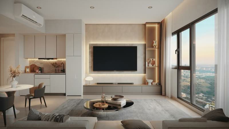 Servis Apartment untuk Dijual di Parkside Residences @ Setia Federal Hill - Leon Lee - Living Room - PropertyGuru.com.my