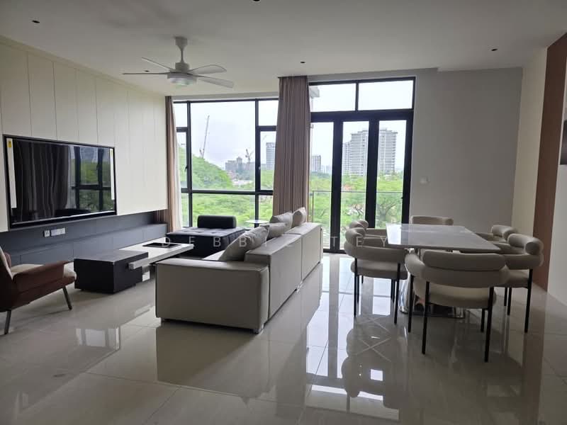 Kondominium untuk Disewa di Impression U-Thant - Debbie Tey - Living Room - PropertyGuru.com.my