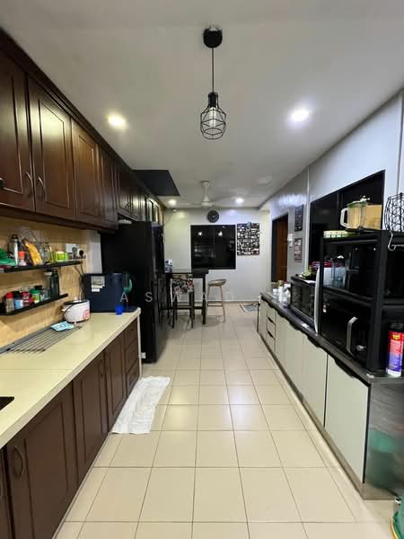 Rumah Teres 1 Tingkat untuk Dijual di Taman Siakap (Perai) - Aswad . - Kitchen - PropertyGuru.com.my