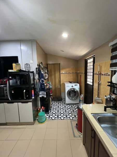 Rumah Teres 1 Tingkat untuk Dijual di Taman Siakap (Perai) - Aswad . - Kitchen - PropertyGuru.com.my