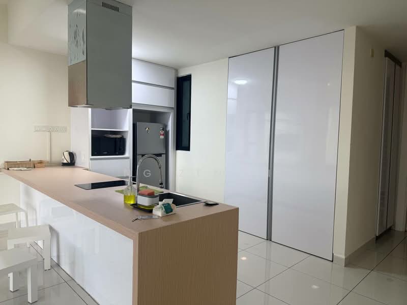 Service Residence for Rent at Southkey Mosaic - NG ZEN XI - Kitchen - PropertyGuru.com.my