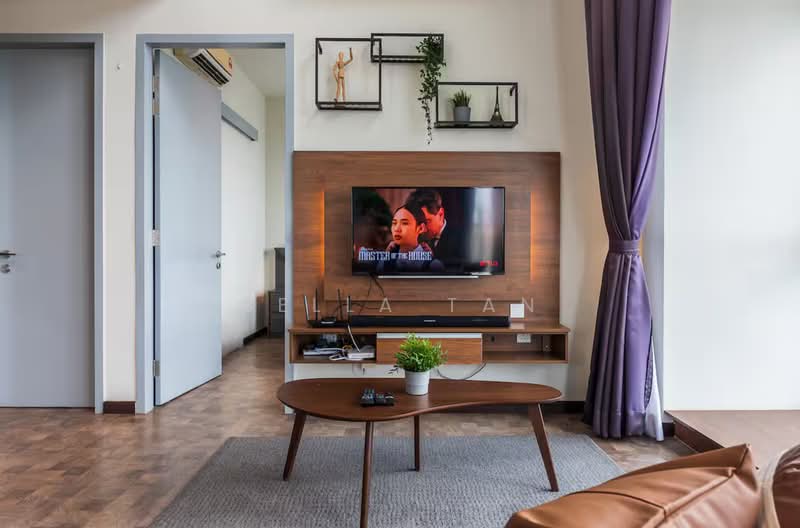 Servis Apartment untuk Dijual di Majestic Gen Sphere - Bella Tan - Living Room - PropertyGuru.com.my