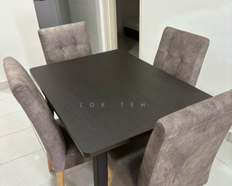 Servis Apartment untuk Disewa di Aspire Residence - Lok Teh - Dining Room - PropertyGuru.com.my