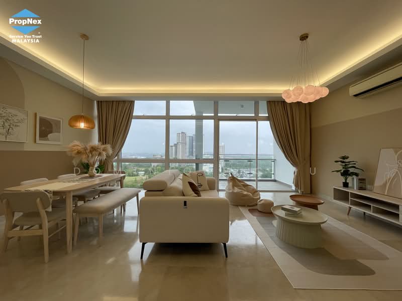 Condominium for Rent at Paradiso Nuova (Merak Kayangan) - DOMINIQUE CHIU - Living Room - PropertyGuru.com.my