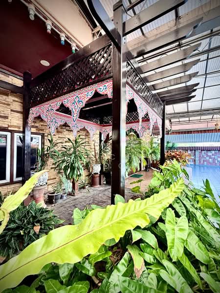 Patio with Fish Pond