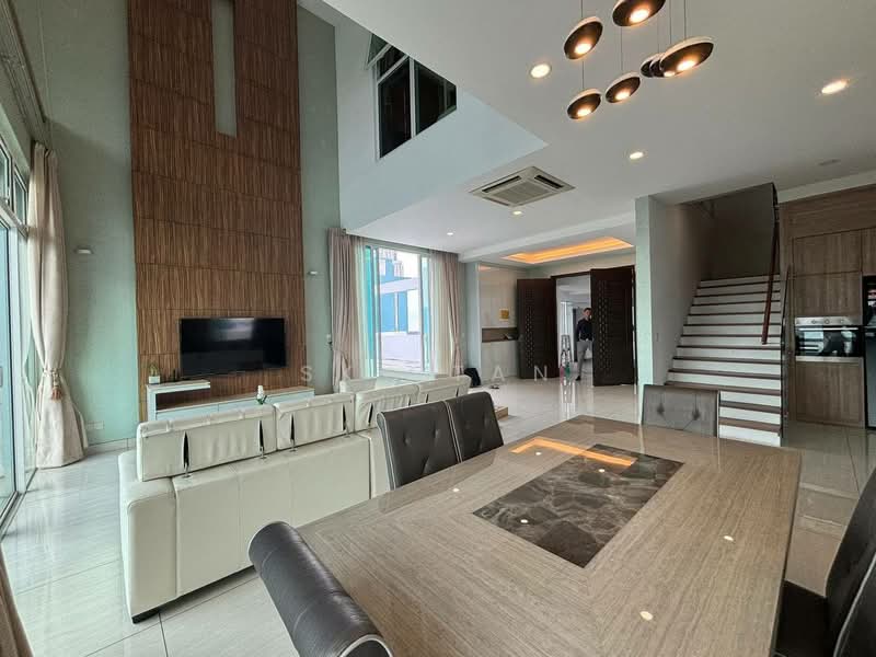 Service Residence for Sale at Twin Galaxy (Dwi Galaksi) - Sky Tan - Living Room - PropertyGuru.com.my