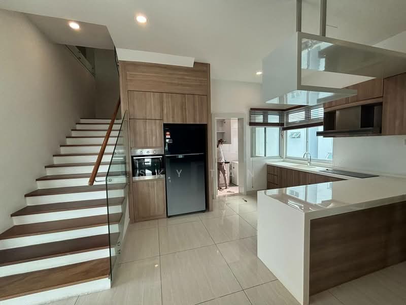 Service Residence for Sale at Twin Galaxy (Dwi Galaksi) - Sky Tan - Kitchen - PropertyGuru.com.my