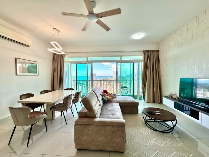 Condominium for Rent at Ferringhi Residence 2 - Gan Chun Kai - Living Room - PropertyGuru.com.my