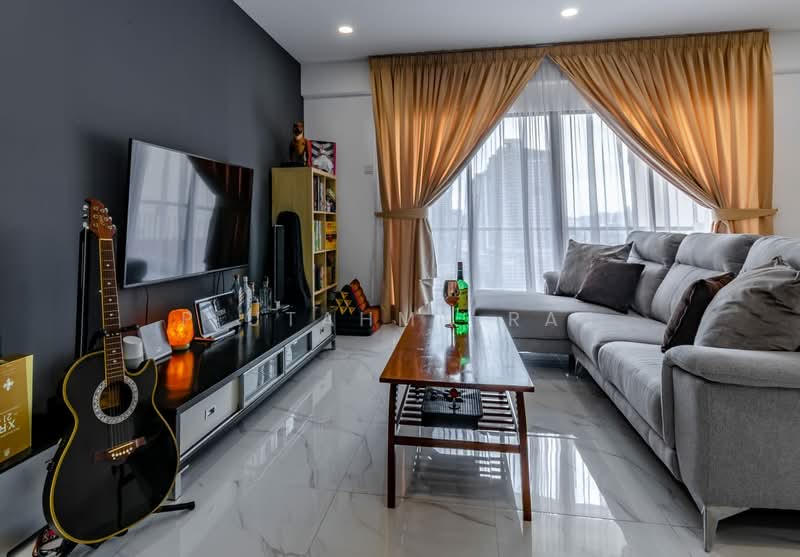 Kondominium untuk Dijual di Cameron Towers - P Utahma Raj - Living Room - PropertyGuru.com.my
