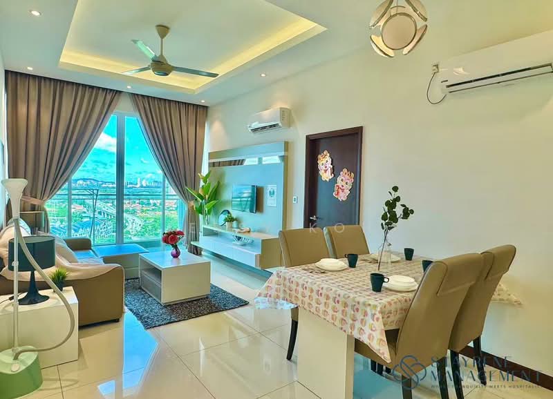 Servis Apartment untuk Disewa di Paragon Suites @ CIQ - Jessy Koh - Living Room - PropertyGuru.com.my