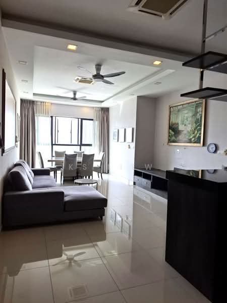 Kondominium untuk Disewa di KM1 West - SM Cheong - Living Room - PropertyGuru.com.my