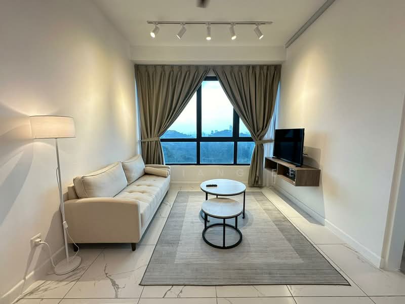 Servis Apartment untuk Disewa di Cubic Botanical - Jia Liang Ee - Living Room - PropertyGuru.com.my