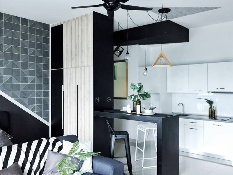 Service Residence for Rent at Cybersquare - Song Han - Living Room - PropertyGuru.com.my