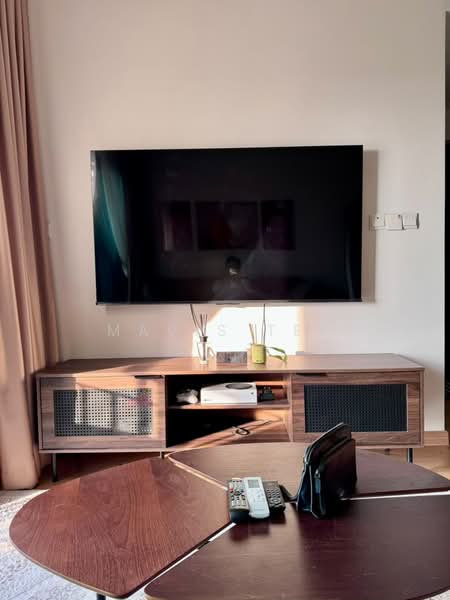 Servis Apartment untuk Disewa di Maya Bay Residences @ Gamuda Cove - Mavis Teh - Living Room - PropertyGuru.com.my