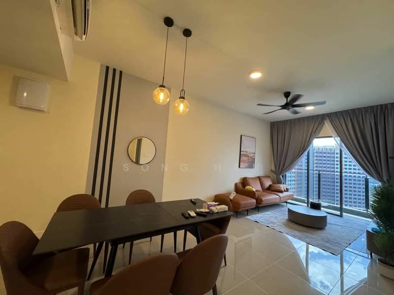 Service Residence for Rent at 8th & Stellar - Song Han - Living Room - PropertyGuru.com.my