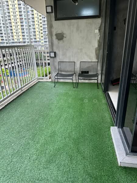 Kondominium untuk Dijual di Platinum Lake PV 13 - Nicole Goh - Balcony - PropertyGuru.com.my