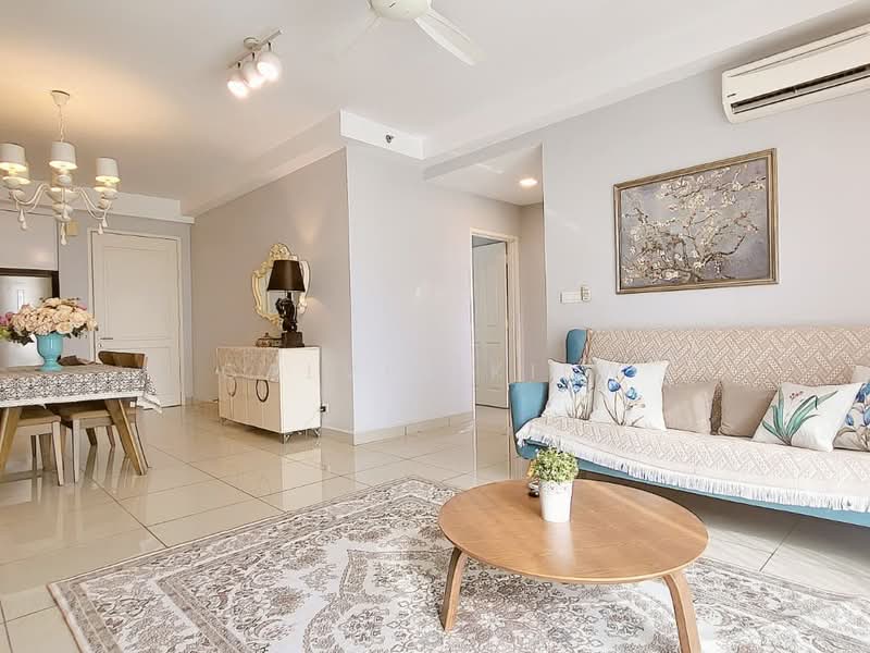 Apartment for Sale at Austin Suites (Permata Austin) - Calvin Kiew - Living Room - PropertyGuru.com.my