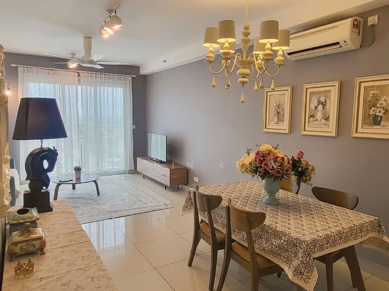 Apartment for Sale at Austin Suites (Permata Austin) - Calvin Kiew - Living Room - PropertyGuru.com.my