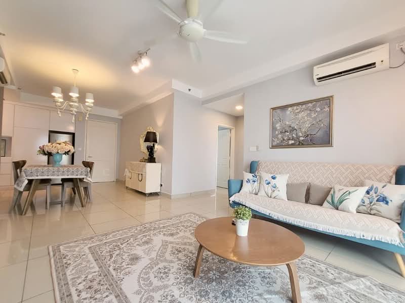 Apartment for Sale at Austin Suites (Permata Austin) - Calvin Kiew - Living Room - PropertyGuru.com.my