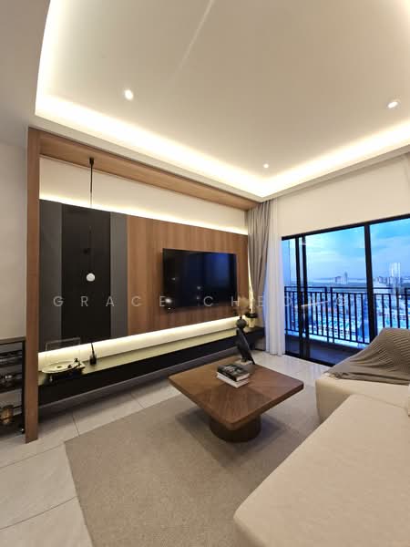 Service Residence for Sale at The Straits View DUO - Grace Cheong - Living Room - PropertyGuru.com.my