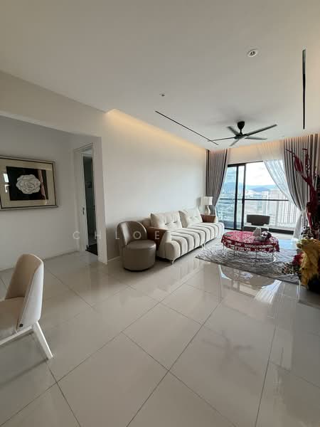 Service Residence for Rent at Duta Park Residences - Chloe Mok - Living Room - PropertyGuru.com.my