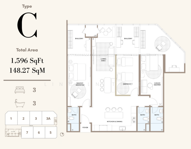 Servis Apartment untuk Dijual di Alderwood Residence - Lincoln Thye - PropertyGuru.com.my