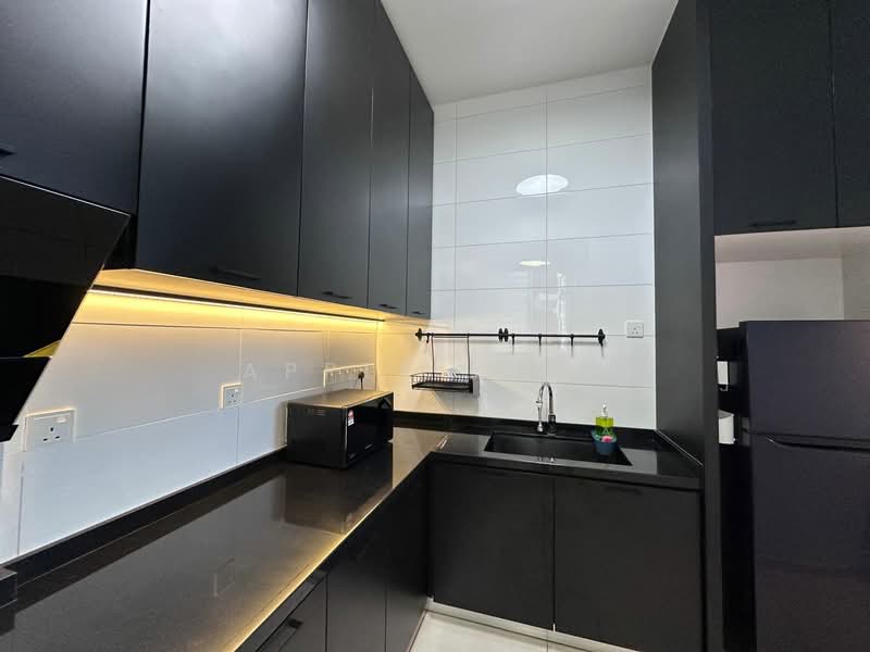 Kondominium untuk Disewa di Queens Residences Q1 @ Queens Waterfront - Apple Yeap - Kitchen - PropertyGuru.com.my