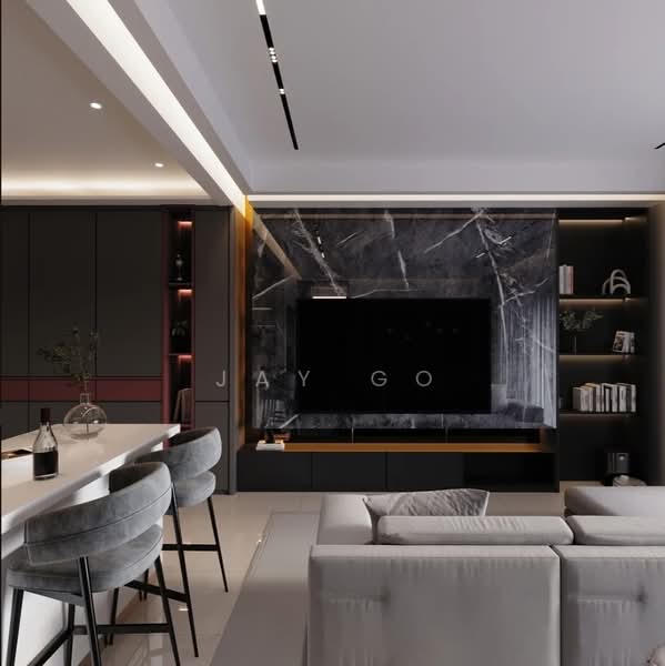 Condominium for Sale at Sanderling Lakefront - Jay Go - Living Room - PropertyGuru.com.my