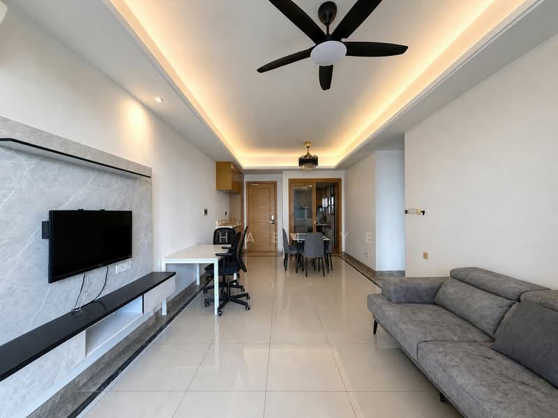 Servis Apartment untuk Disewa di R&F Princess Cove Phase 1 - Michael Yeo - Living Room - PropertyGuru.com.my