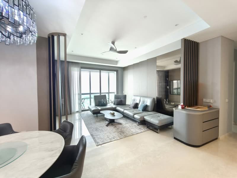 Service Residence for Rent at Southpoint Residences - Elaine Chin - Living Room - PropertyGuru.com.my