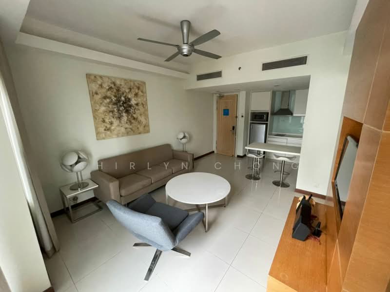Servis Apartment untuk Dijual di Cormar Suites (Fraser Place (Lot 163)) - Shirlyn Chong - Living Room - PropertyGuru.com.my