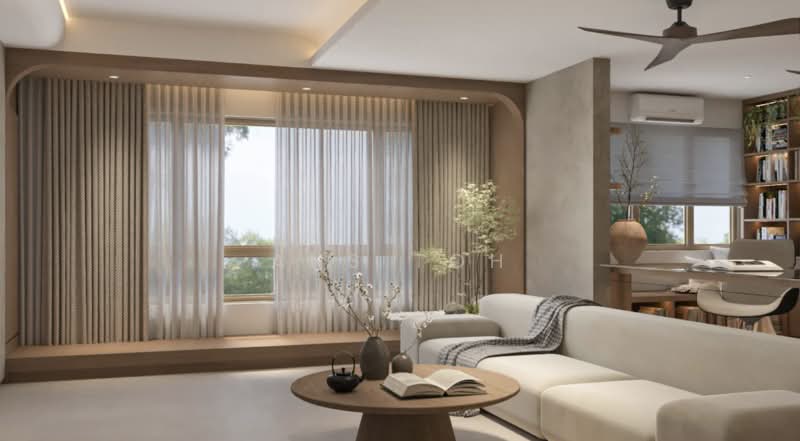 Condominium for Sale at The Treez Jalil Residen - ANS TOH - Living Room - PropertyGuru.com.my